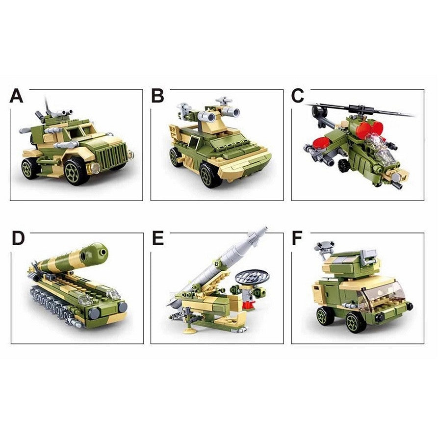 Set de Construcție Militar Sluban Launching Vehicle M38-B0758 - Stăpânește Strategia de Asalt