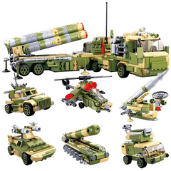 Set de Construcție Militar Sluban Launching Vehicle M38-B0758 - Stăpânește Strategia de Asalt