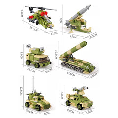 Set de Construcție Militar Sluban Launching Vehicle M38-B0758 - Stăpânește Strategia de Asalt