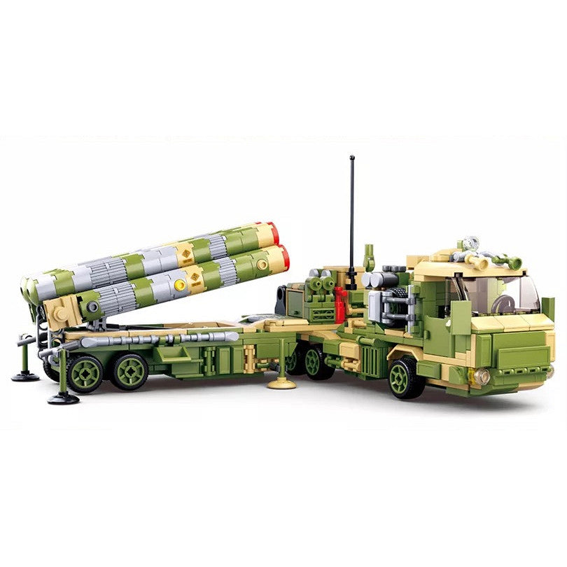 Set de Construcție Militar Sluban Launching Vehicle M38-B0758 - Stăpânește Strategia de Asalt