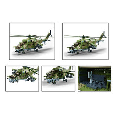 Set de Construcție Sluban MI-24S Gunship M38-B1137 - Dominare Aeriană Tactică