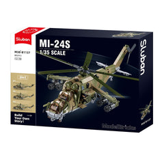 Set de Construcție Sluban MI-24S Gunship M38-B1137 - Dominare Aeriană Tactică