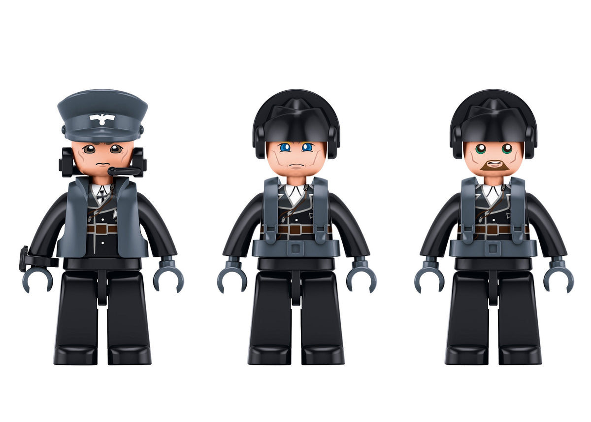 Set de Construcție Tanc Panther G Sluban M38-B1535 – 883 Piese, Scară 1:35 - poza 6