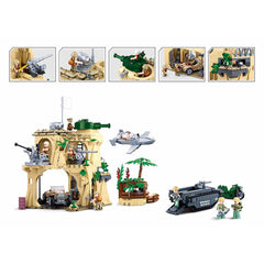 Set de Construcție Sluban WWII Battle of Iwo Jima M38-B1111 - Recreează Istoria Tactică