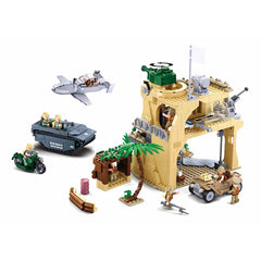 Set de Construcție Sluban WWII Battle of Iwo Jima M38-B1111 - Recreează Istoria Tactică