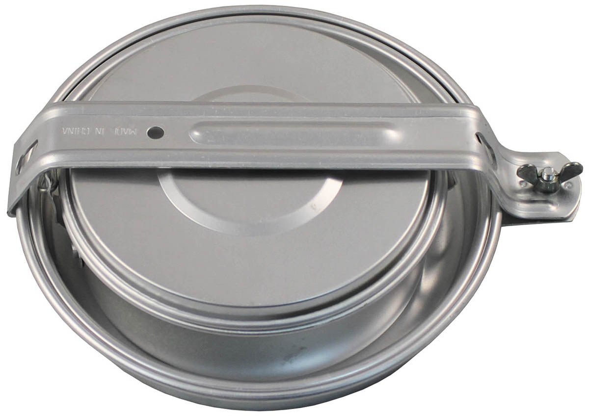 Set de gătit Deluxe Aluminiu FoxOutdoor - 4 Piese, Pliabil