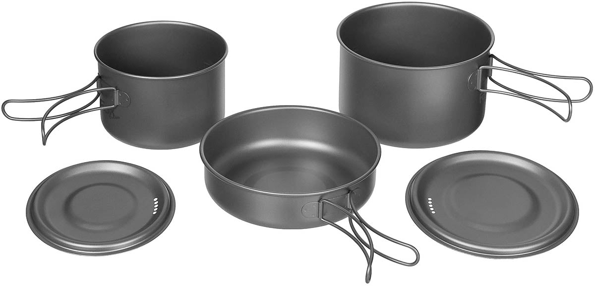 Set de Gătit din Titan, 5 Piese FoxOutdoor - Ultralight, 1.2L