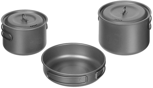 Set de Gătit din Titan, 5 Piese FoxOutdoor - Ultralight, 1.2L