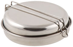 Set de gătit Inox 5 piese MFH - Compact, Mânere pliabile