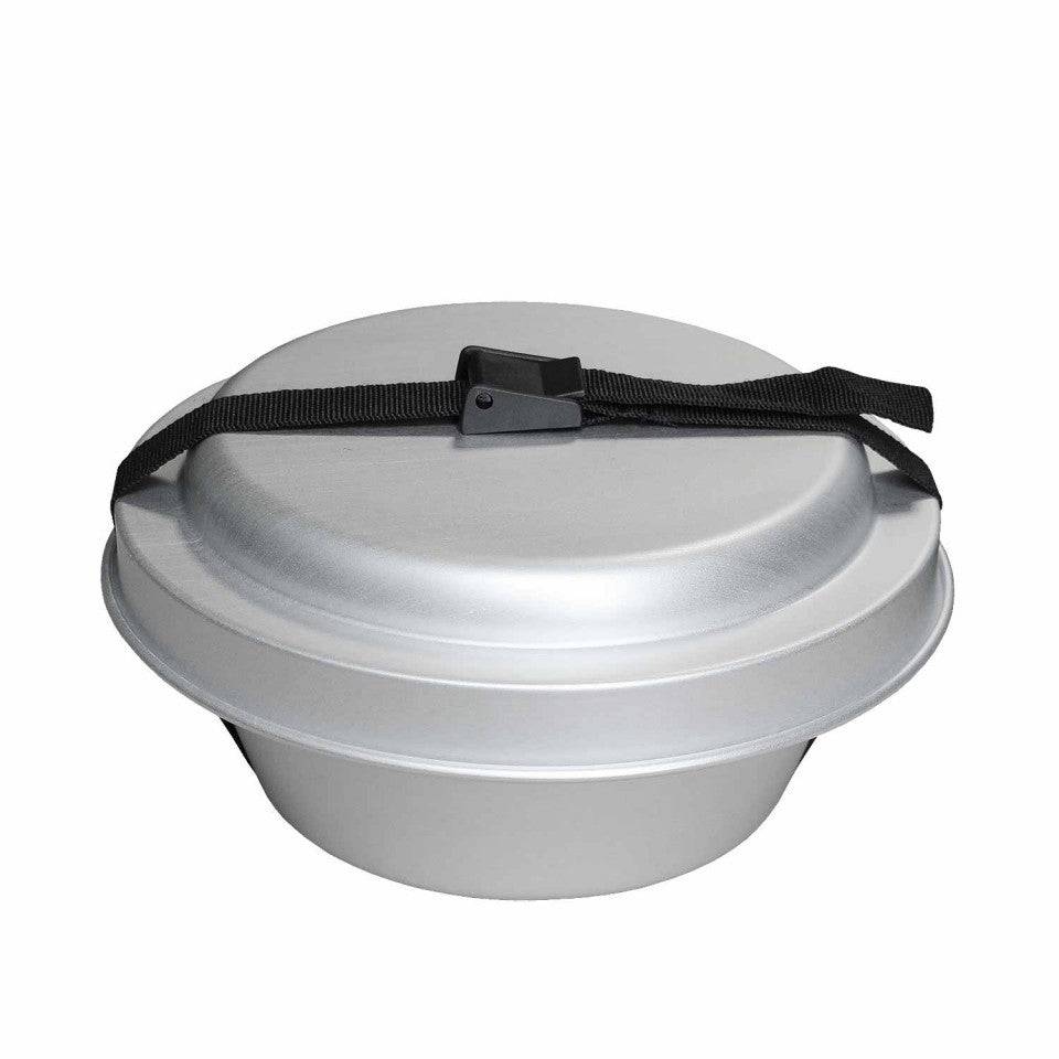 Set de Gătit Mil-Tec 6 Piese – oala închisă cu chinga de fixare