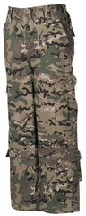 Set Echipament ACU Rip Stop Operation Camo Copii MFH - Talie Elastică, 8 Buzunare