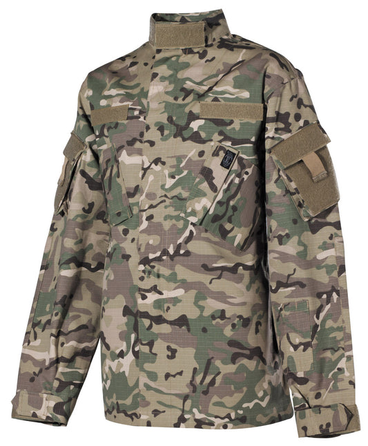 Set Echipament ACU Rip Stop Operation Camo Copii MFH - Talie Elastică, 8 Buzunare