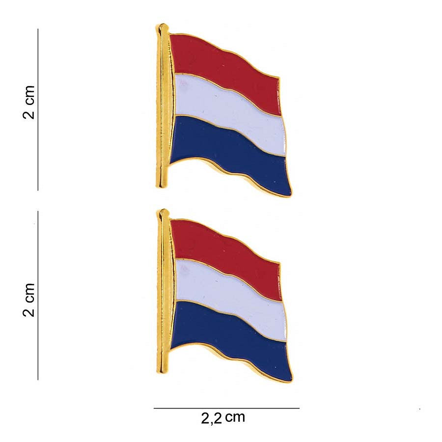 Set Embleme Metalice Drapel Olandez Diverse - Durabilitate Autentică