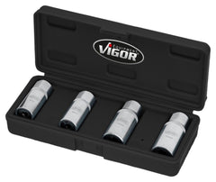 Set Extractoare Prezoane Vigor - Crom-Vanadiu, 4 piese