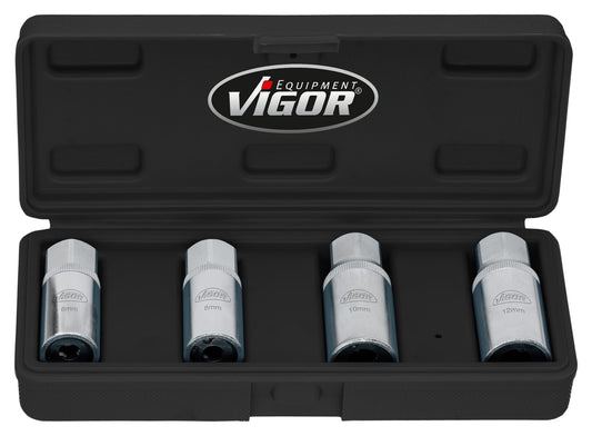 Set Extractoare Prezoane Vigor - Crom-Vanadiu, 4 piese