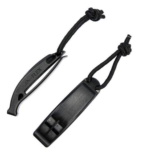 Set Fluiere Tactice Molle Negru military-shop.ro - Semnalizare Indispensabilă