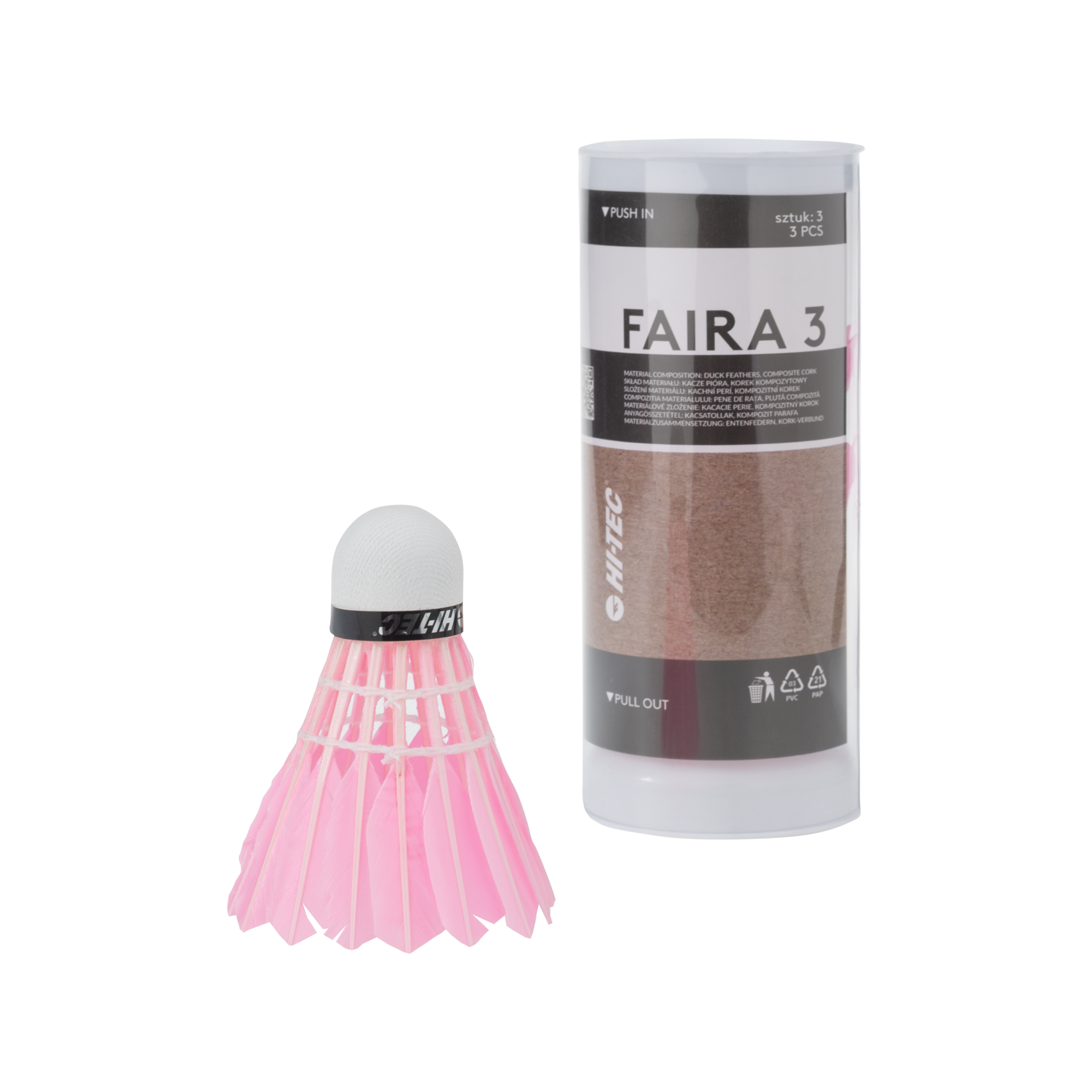 Set Fluturași Badminton FAIRA 3 HI-TEC - Precizie & Durabilitate - 1