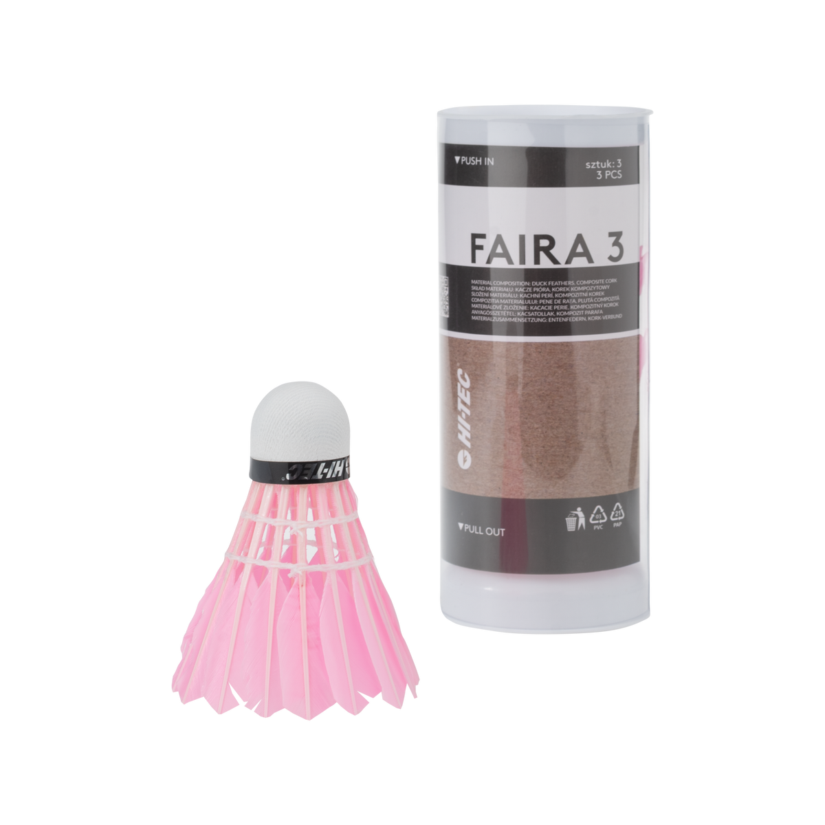 Set Fluturași Badminton FAIRA 3 HI-TEC - Precizie & Durabilitate - 1