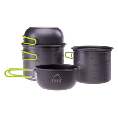 Set Gătit Outdoor HIKE PRO COOK SET ELBRUS - Aluminiu, Compact, 4 Piese - 4