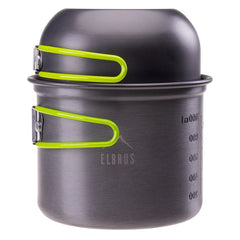 Set Gătit Outdoor HIKE PRO COOK SET ELBRUS - Aluminiu, Compact, 4 Piese - 5