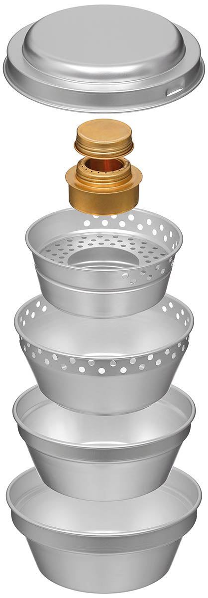 Set Gătit Premium Aluminiu FoxOutdoor - Capacitate 1.5L, Compact