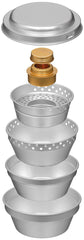 Set Gătit Premium Aluminiu FoxOutdoor - Capacitate 1.5L, Compact