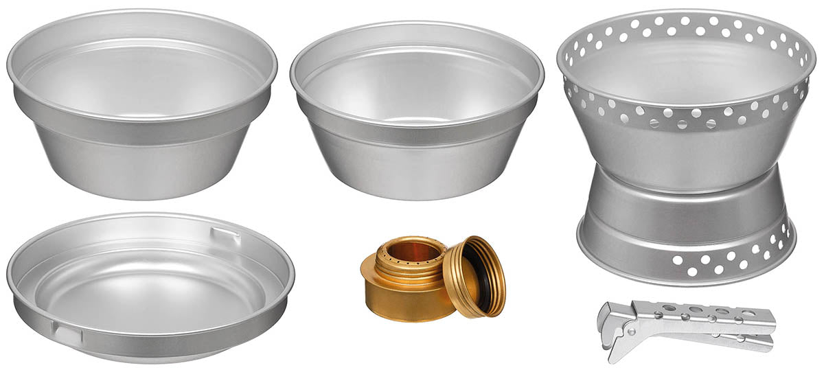 Set Gătit Premium Aluminiu FoxOutdoor - Capacitate 1.5L, Compact