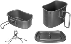 Set Gătit Titan, Mânere Pliabile, 3 Piese FoxOutdoor - Ultra-ușor, Robust