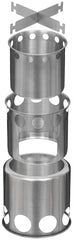 Set Gătit "Travel" Inox FoxOutdoor - Stivuibil, Mâner Pliabil