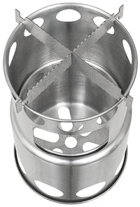 Set Gătit Travel Inox FoxOutdoor - Stivuibil, Mâner Pliabil