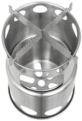 Set Gătit "Travel" Inox FoxOutdoor - Stivuibil, Mâner Pliabil