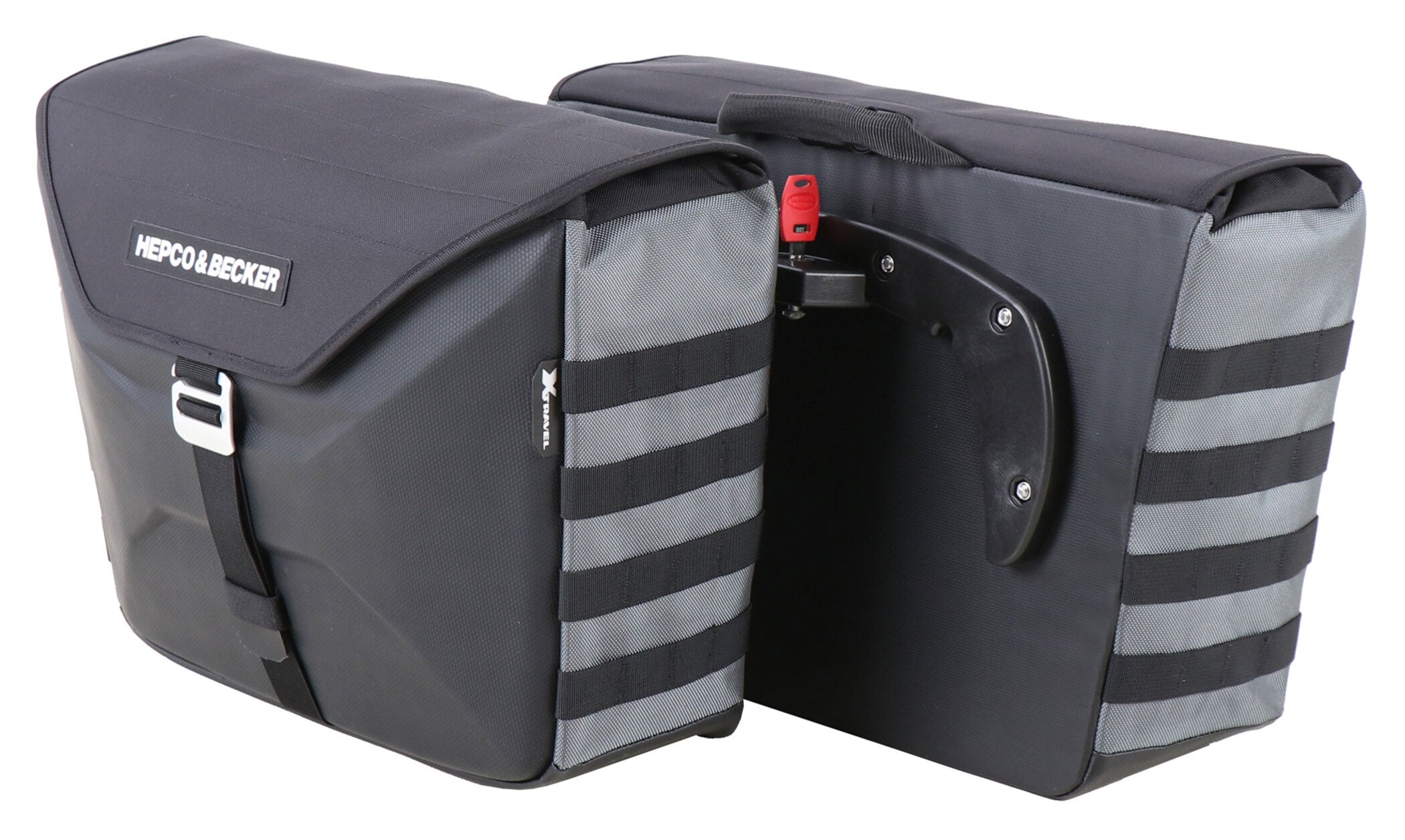 Set Genți Laterale Moto XTRAVEL Hepco&Becker - 19L, Impermeabile