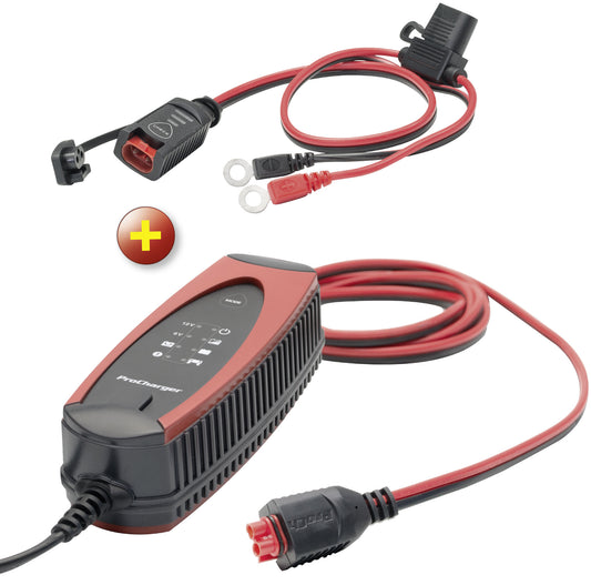 Set Încărcător Baterie Moto ProCharger 1000 - Rapid & Inteligent