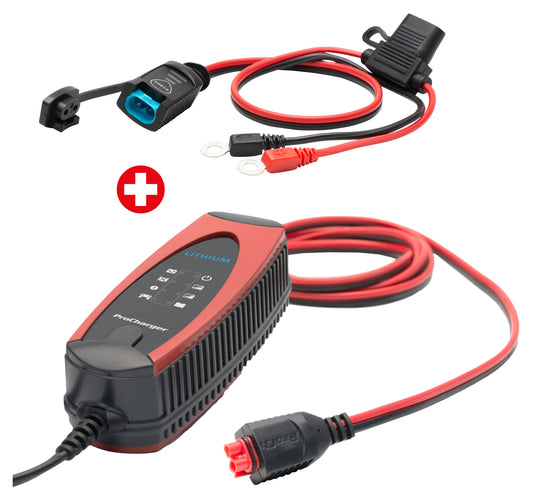 Set Încărcător Baterie ProCharger 1.000 Lithium - Întreținere Completă