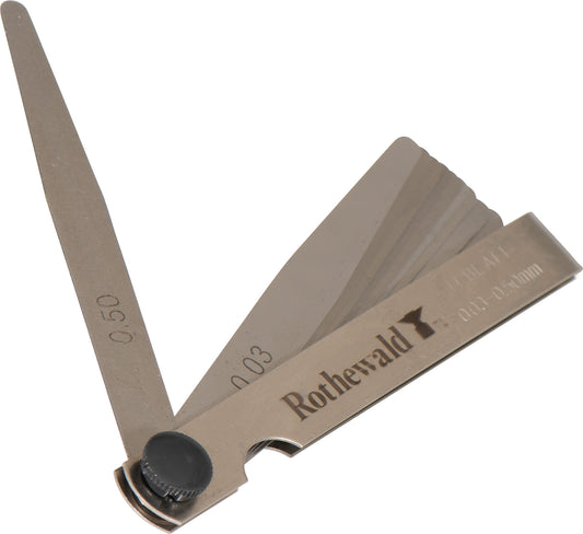 Set Lame Calibrare Rothewald 0,03-0,50 mm - Precizie Motor