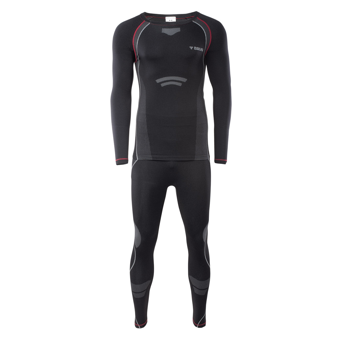 Set Lenjerie Termoactivă Bărbați 4RCH BRUGI - Respirabilă, Uscare Rapidă - 1