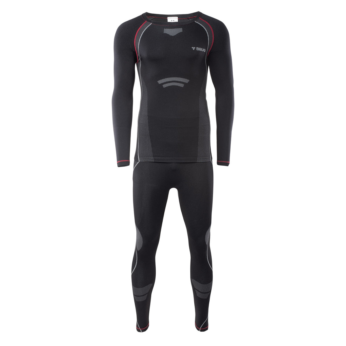 Set Lenjerie Termoactivă Bărbați 4RCH BRUGI - Respirabilă, Uscare Rapidă - 1