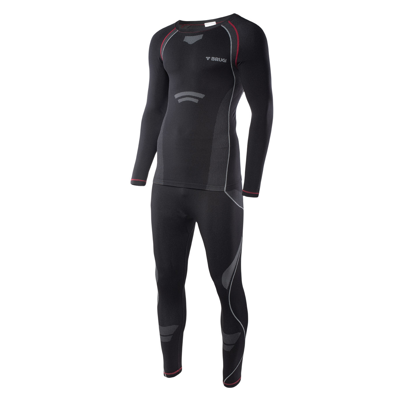 Set Lenjerie Termoactivă Bărbați 4RCH BRUGI - Respirabilă, Uscare Rapidă - 2