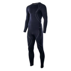 Set Lenjerie Termoactivă Bărbați IKAR SET Hi-Tec - Airway, QuickDry - 3