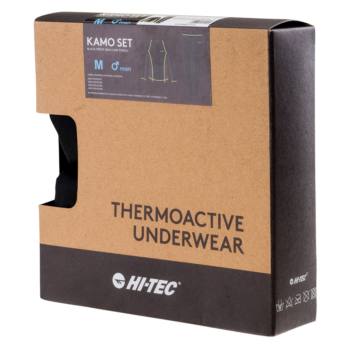 Set Lenjerie Termoactivă Bărbați KAMO SET Hi-Tec - Căldură și Uscare Rapidă - 4