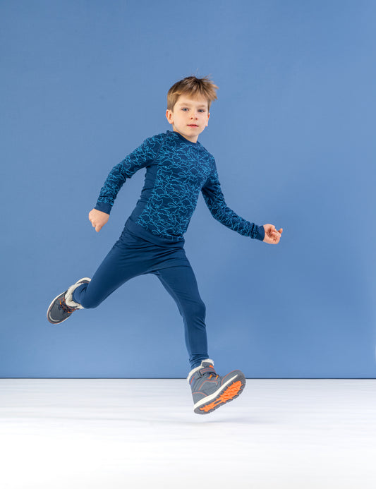 Set Lenjerie Termoactivă Copii GRAR SET II KDB BEJO - Fără Cusături