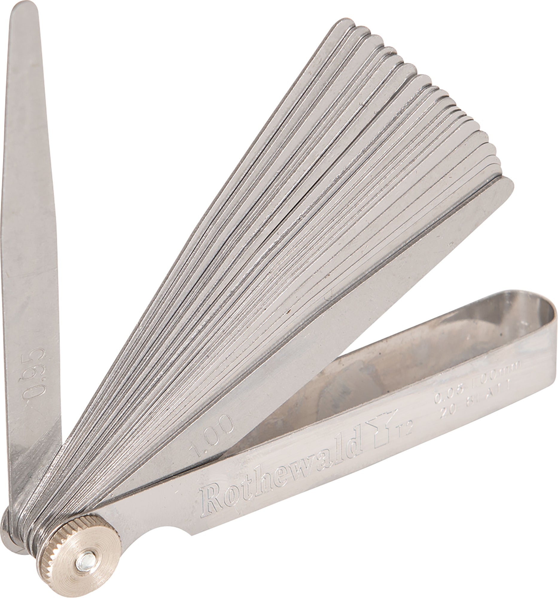 Set Lere Calibru 0,05-1,0 mm Rothewald - Precizie Reglaj Moto