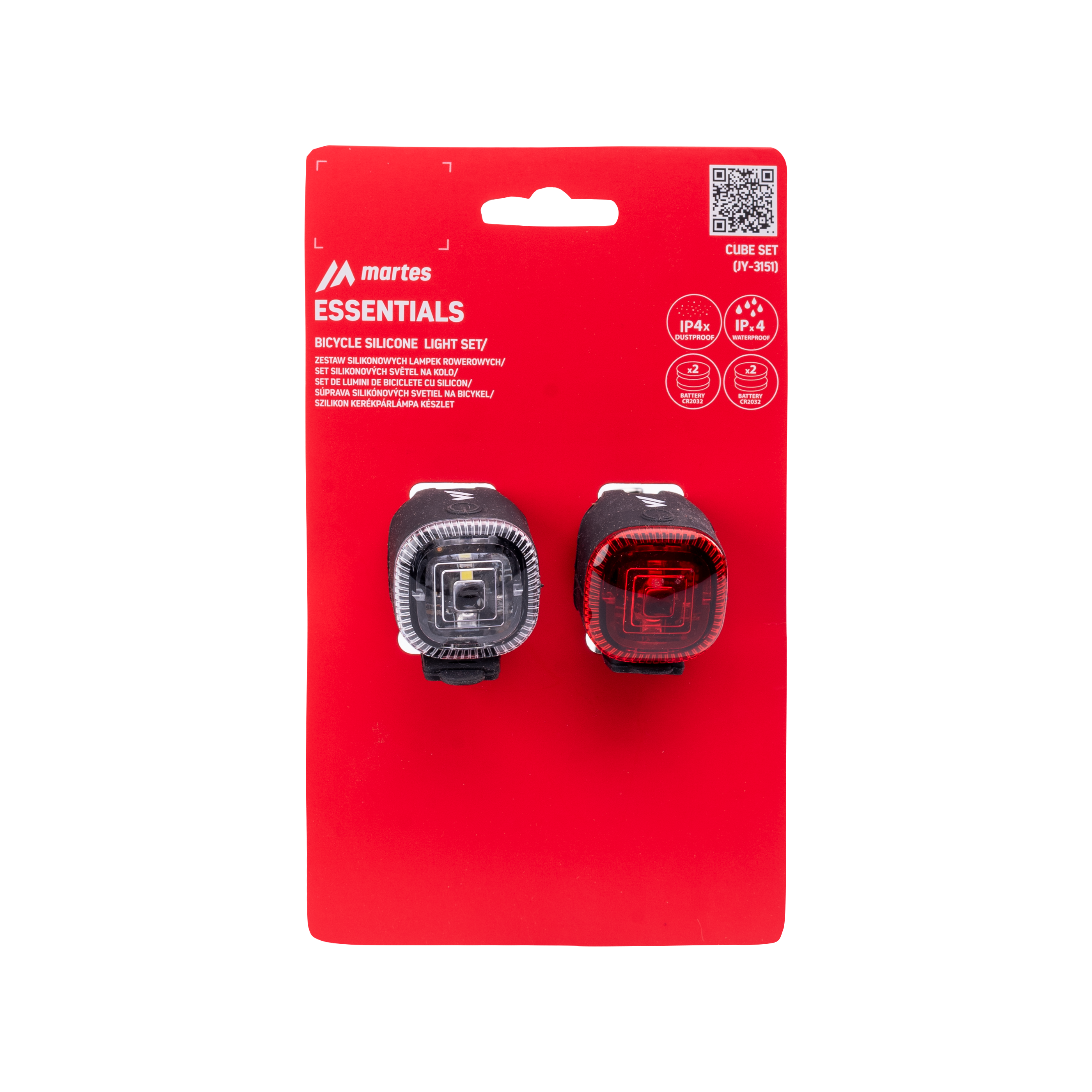 Set Lumini Bicicletă CUBE SET Martes Essentials - Rezistență, Vizibilitate - 7