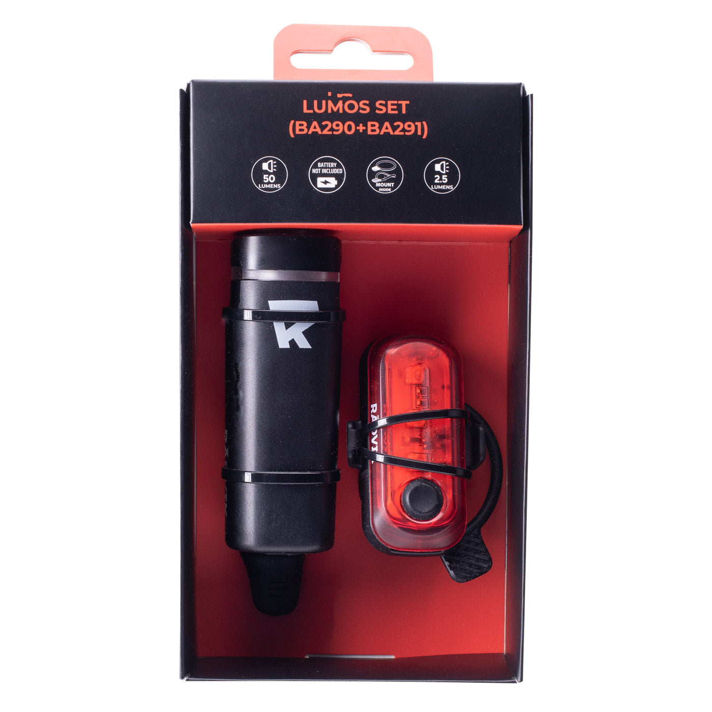 Set Lumini Bicicletă LUMOS SET RADVIK - Vizibilitate și Siguranță - 2