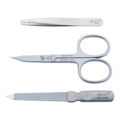 Set Manichiură 3 piese Alpen - Oțel Inoxidabil, Compact și Portabil