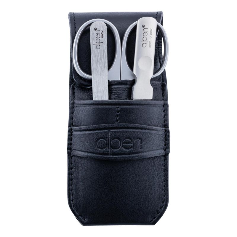 Set Manichiură 3 piese Alpen - Oțel Inoxidabil, Etui Elegant