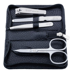 Set Manichiură 4 piese Alpen - Oțel Inoxidabil, Etui Elegant