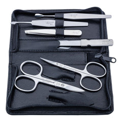 Set Manichiură 6 piese Alpen - Oțel, Cu Etui Practic