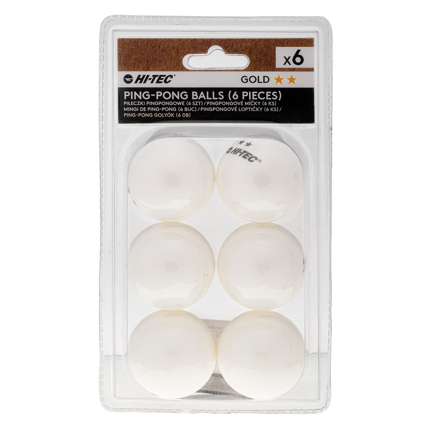 Set Mingi Tenis de Masă BALI SET2 Hi-Tec - Rebound Excelent, Durabile
