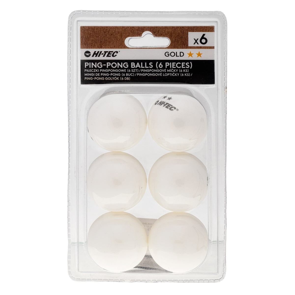Set Mingi Tenis de Masă BALI SET2 Hi-Tec - Rebound Excelent, Durabile